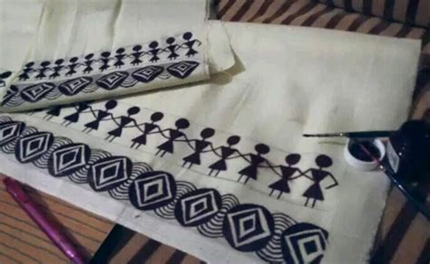 Warli Painting Calligraphy And Origami By Aishwarya Patil For