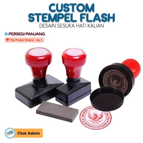 Jual Cetak Stempel Flash Murah Berkualitas Gratis Desain Shopee Indonesia