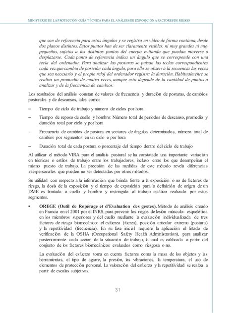 Guia Tecnica Exposicion Factores Riesgo Ocupacional Pdf