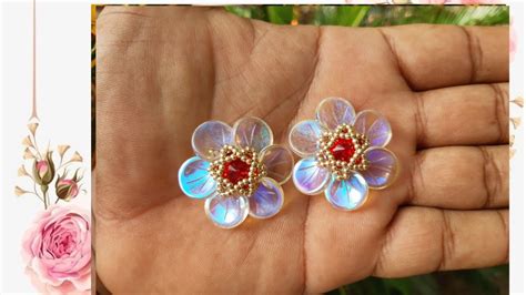 Tutorial Remake Aretes De Flor Con Rivolis Y Petalos Video