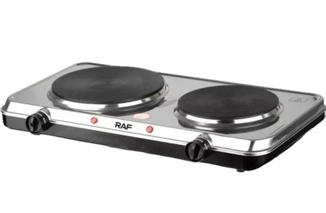 Электрическая плита дисковая RAF 8007B на две конфорки, настольная ...
