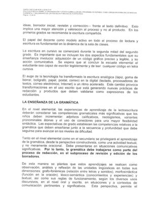 Carta Circular Programa Espa Ol Pdf