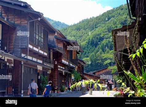 Narai Juku A Post Town Of The Nakasendo Trail Kapan Stock Photo Alamy