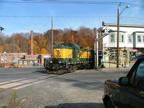 Berkshire Scenic Railway Crossing Rt Lee Ma The Nerail New England