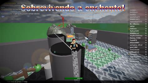 Roblox Sobrevivendo A Enchente Youtube