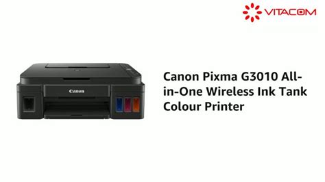 CANON PIXMA G3010 REFILLABLE INK TANK ALL IN ONE PRINTER WIRELESS COLOR