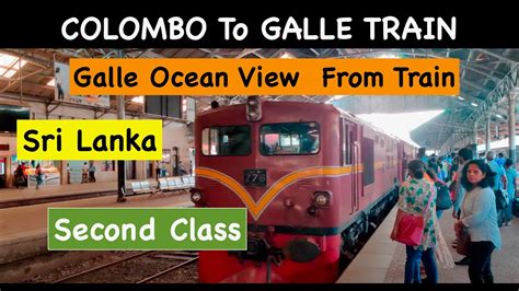 COLOMBO TO GALLE TRAIN JOURNEY India To Sri Lanka Travel Vlog SEA