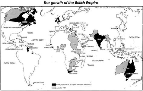 British Empire Map Empire British History