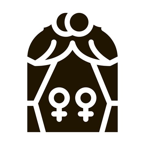 Lesbian Marriage Icon Vector Glyph Illustration Vector Art At Vecteezy