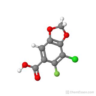 7 Chloro 6 Fluoro 2H 1 3 Benzodioxole 5 Carboxylic Acid Formula