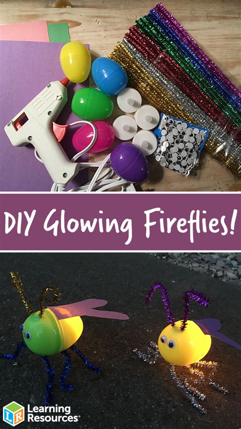 Diy Glowing Fireflies Learning Resources Blog Fireflies Craft Bug