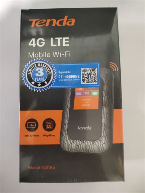 Tenda 4G185 3G/4G LTE Advanced 150Mbps Pocket Mobile Wi-Fi Hotspot ...