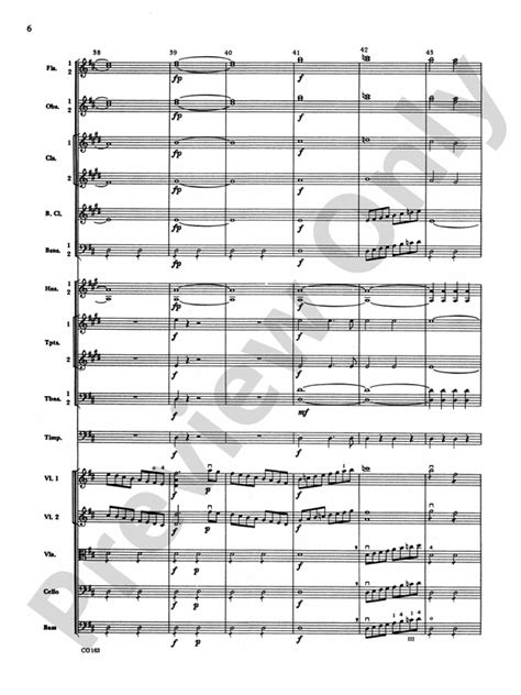 The Marriage Of Figaro Overture Full Orchestra Conductor Score