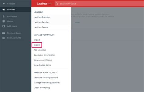 Como Exportar Senhas Lastpass Br Atsit