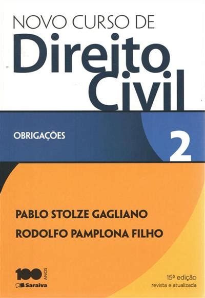 NOVO CURSO DE DIREITO CIVIL VOLUME 2 OBRIGAÇOES 15ªED 2014 Pablo