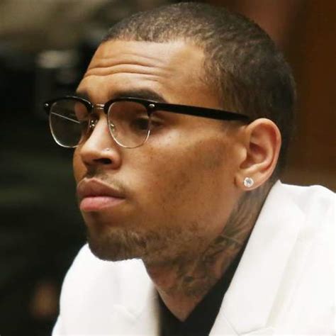 Chris Brown Hairstyle Mens Hairstyle Swag