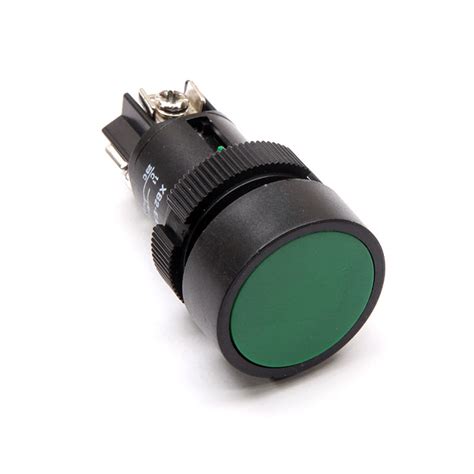 22mm NO NC Green Momentary Push Button Switch Electroncart