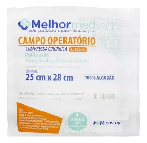 Compressa Cir Rgica Campo Operat Rio Rx X Melhormed Un