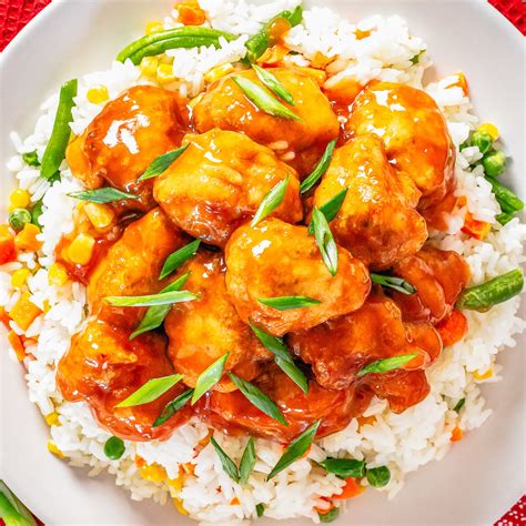 Sweet And Sour Chicken With Rice Recipe