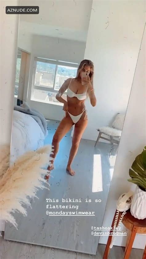 Kara Del Toro Displays Her Fit Body Sexy Legs And A Nice Cleavage Posing In A White Bikini