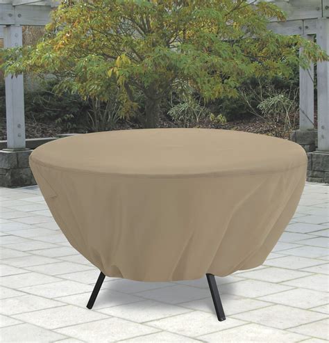 Round Patio Table Cover With Umbrella Hole | Table Covers Depot