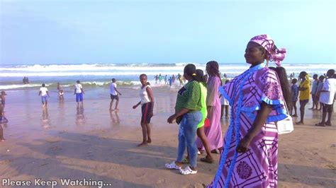 Africa Beach Ghana Accra Youtube