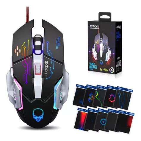 Mouse Gamer Para Jogo Dpi Ptico Led Rgb Usb Note Pc Mercadolivre