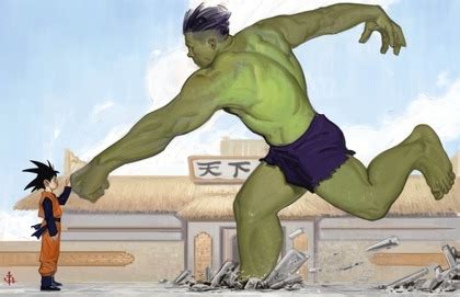 Goku vs Hulk ! – gokudragonball