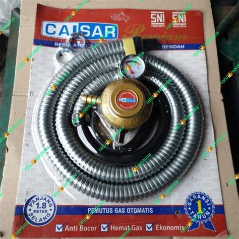 Selang Paket Merek Caisar Premium Selang Gas Regulator Meter