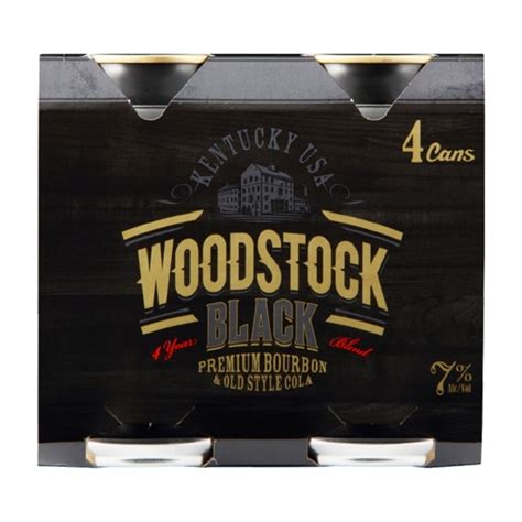 Big Barrel Online Liquor Store NZ Woodstock Black 4YO 7 Bourbon