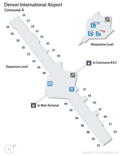 Denver Airport Terminal Map