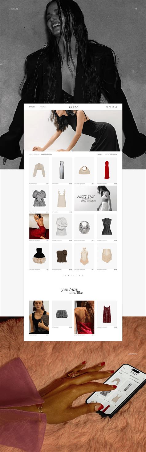 ECHO — fashion online store concept :: Behance