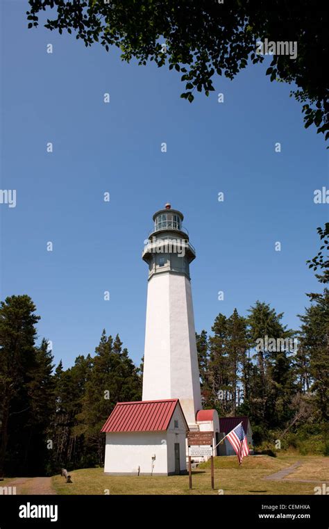 Westport Lighthouse State Park with Westport Lighthouse Stock Photo - Alamy