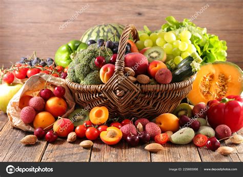 Fruit And Vegetables Basket | Wallpaper Background HD