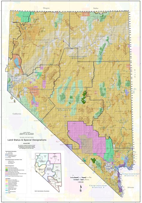 Nevada BLM District Map