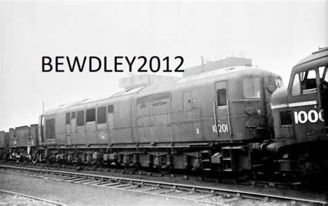 Negative 35mm Diesel 10201 Withdrawn On Derby Works Yard No Date