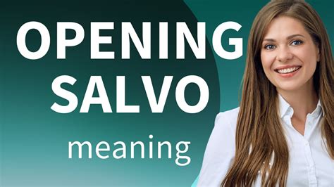 Understanding "Opening Salvo": A Guide to English Idioms - YouTube