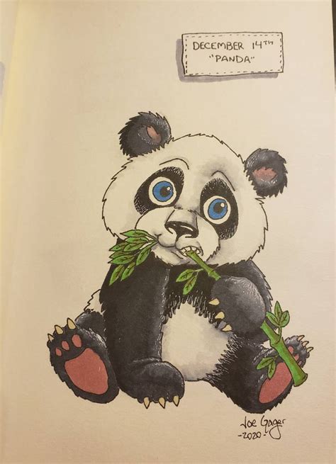 How to draw a panda · Sketch a Day