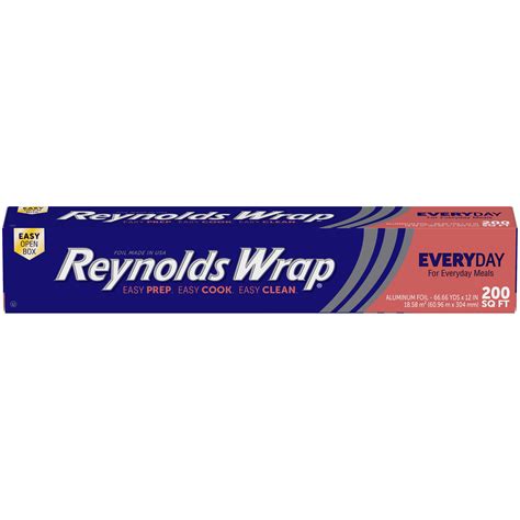 Reynolds Wrap Aluminum Foil 200 Sq Ft Heavy Duty Kitchen Essential For Cooking And Storage