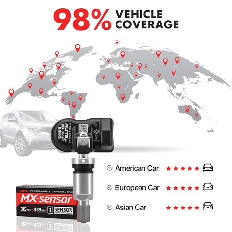 Autel Tpms Sensor Mhz Mhz In Mx Sensor Tps Tire Pressure