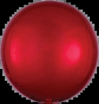 Metallic Red 15 Orbz Foil Balloon Peci Australia Pty Ltd