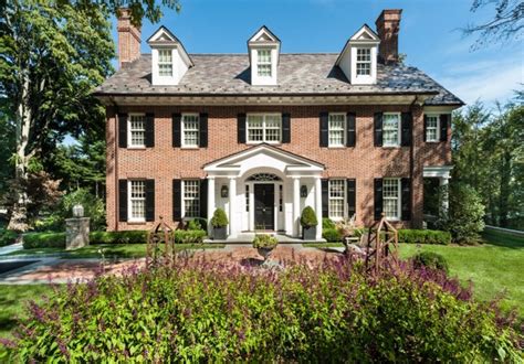 575 Million Georgian Brick Home In Greenwich Ct Homes Of The Rich