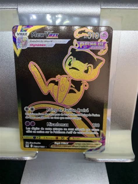 CARTE POKÉMON GOLD Mew Vmax TG30 TG30 EB11 Origine Perdue FR Neuf EUR