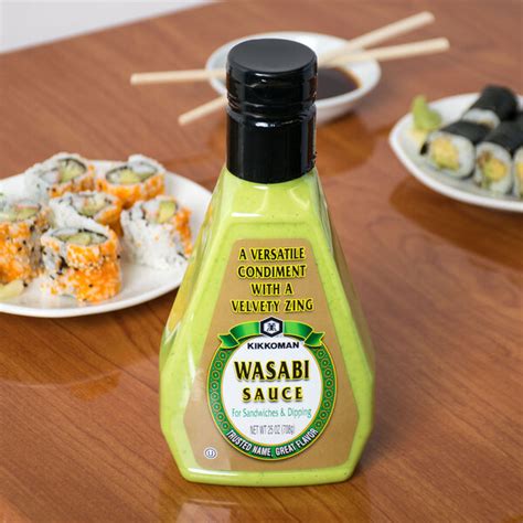 Kikkoman Wasabi Sauce 25 Oz Bottle 12case