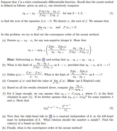 Solved Suppose That F Is A Twice Continuously Differentiable Function