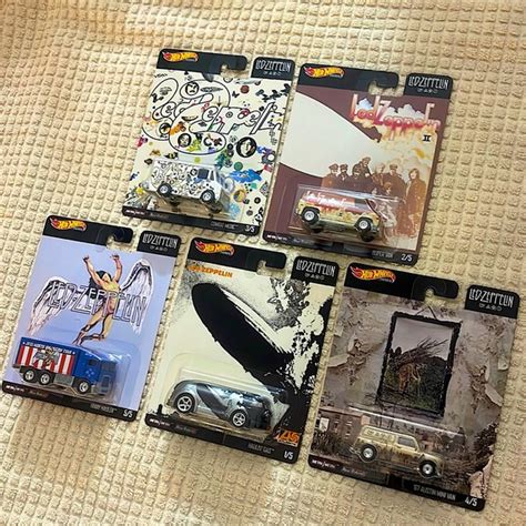 Hot Wheels Toys Led Zeppelin Hot Wheel Set Of Complete Set Poshmark