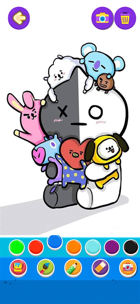 Android 용 Bt21 Coloring Book Apk 다운로드