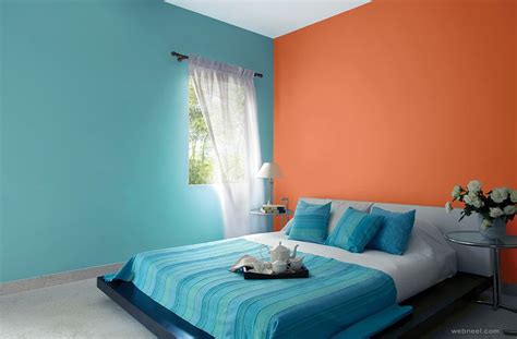 Orange Blue Bedroom Colour Ideas 6