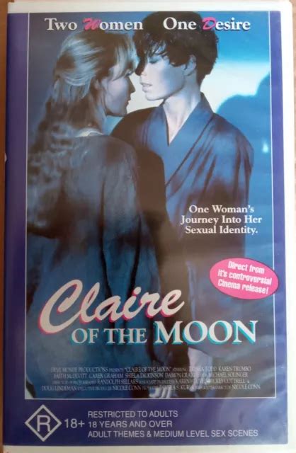 CLAIRE OF THE Moon VHS Lesbian Romance Erotic PAL R 18 Video Ex Rental 40 00 PicClick AU