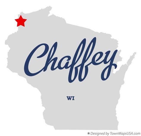 Map of Chaffey, WI, Wisconsin